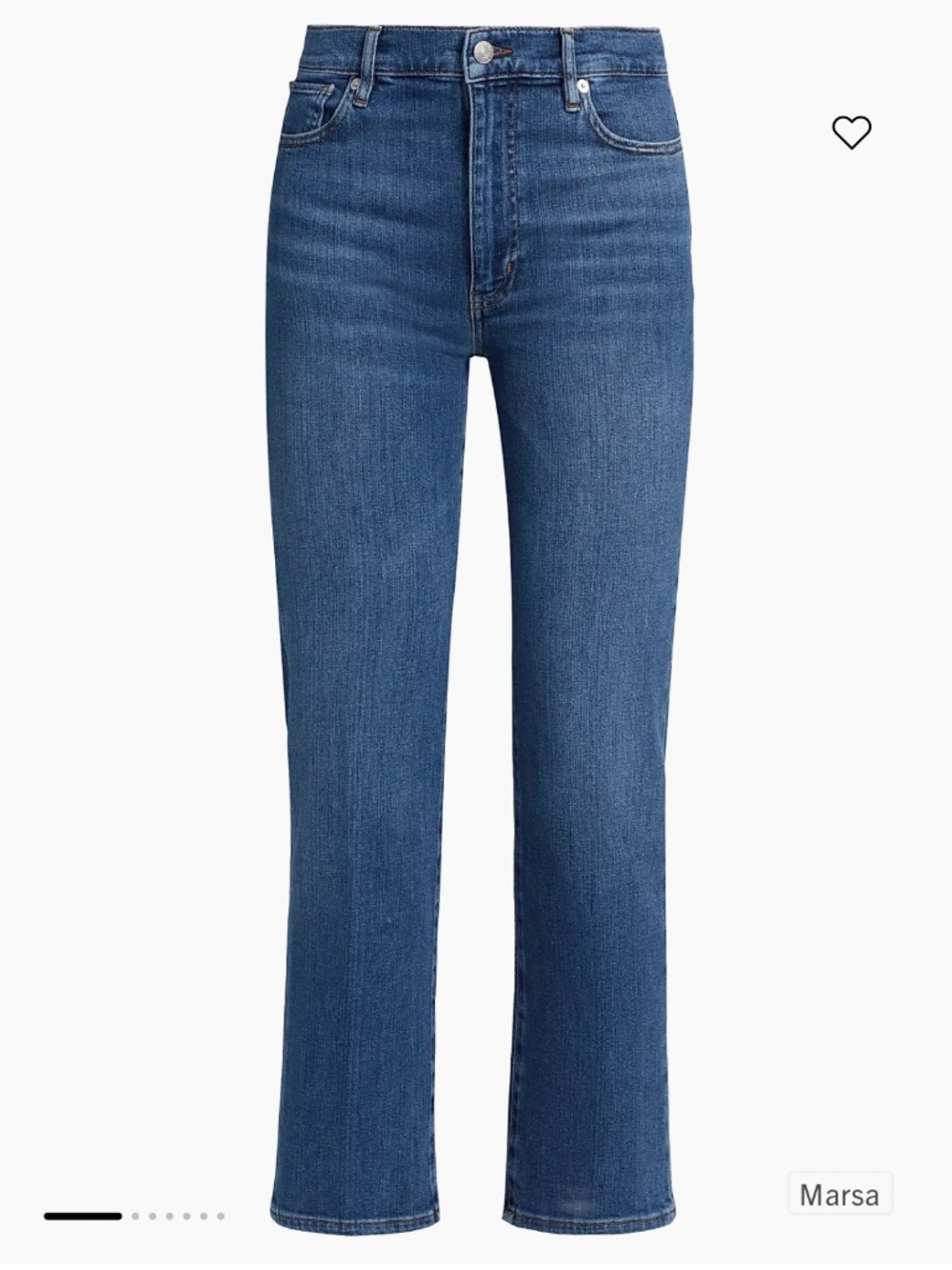 Frame le Sleek jeans in dark wash